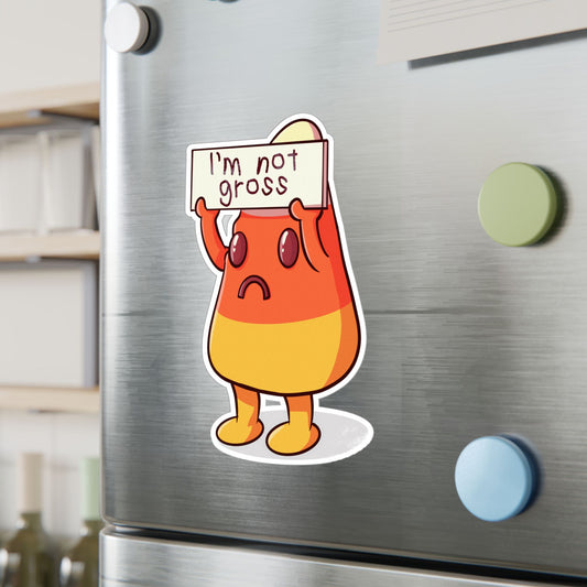 Sad Candy Corn Kiss-Cut Vinyl Decal