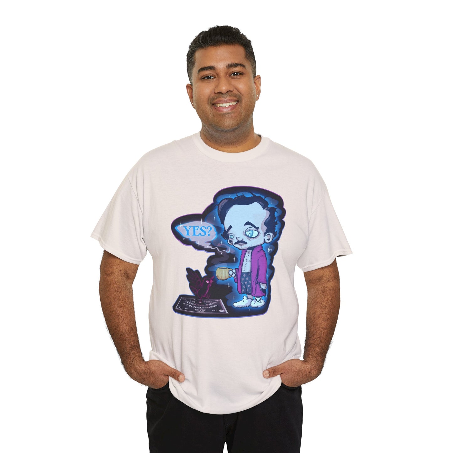 Edgar Allan Ghost Unisex Heavy Cotton Tee