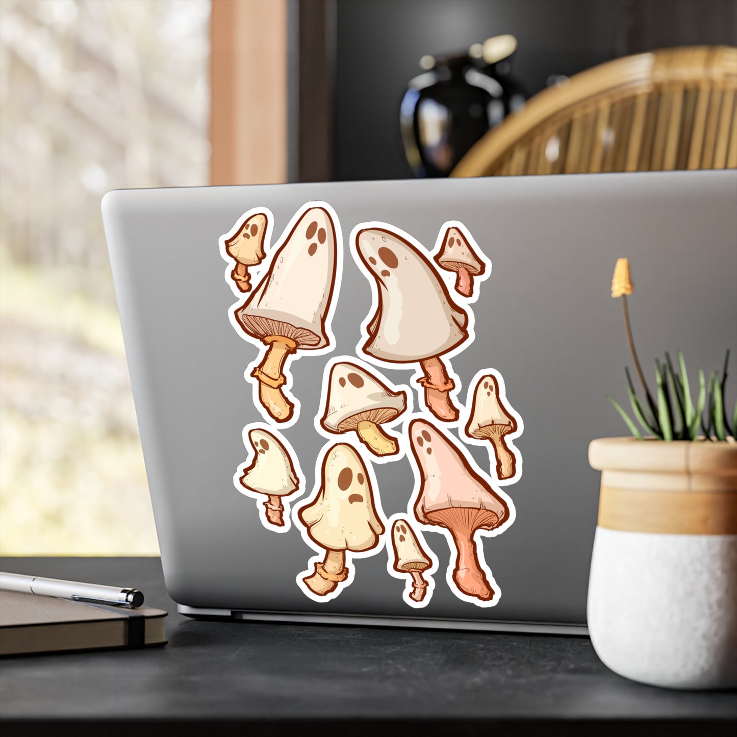 Spooky Mushrooms Kiss-Cut Vinyl Decal