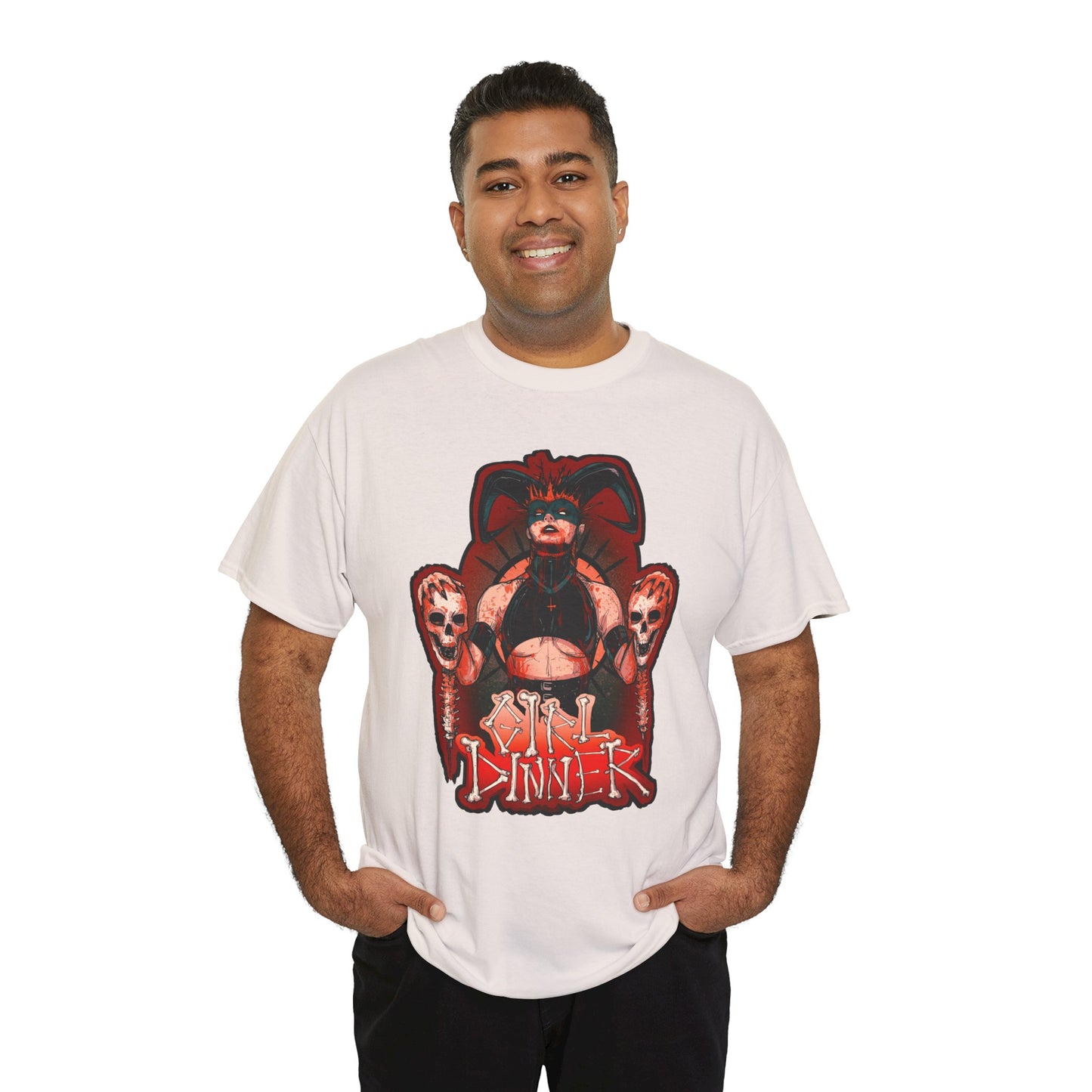 Girl Dinner Unisex Heavy Cotton Tee