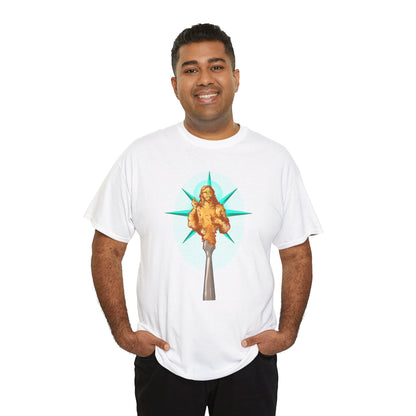 He Is Resin Unisex Heavy Cotton Tee