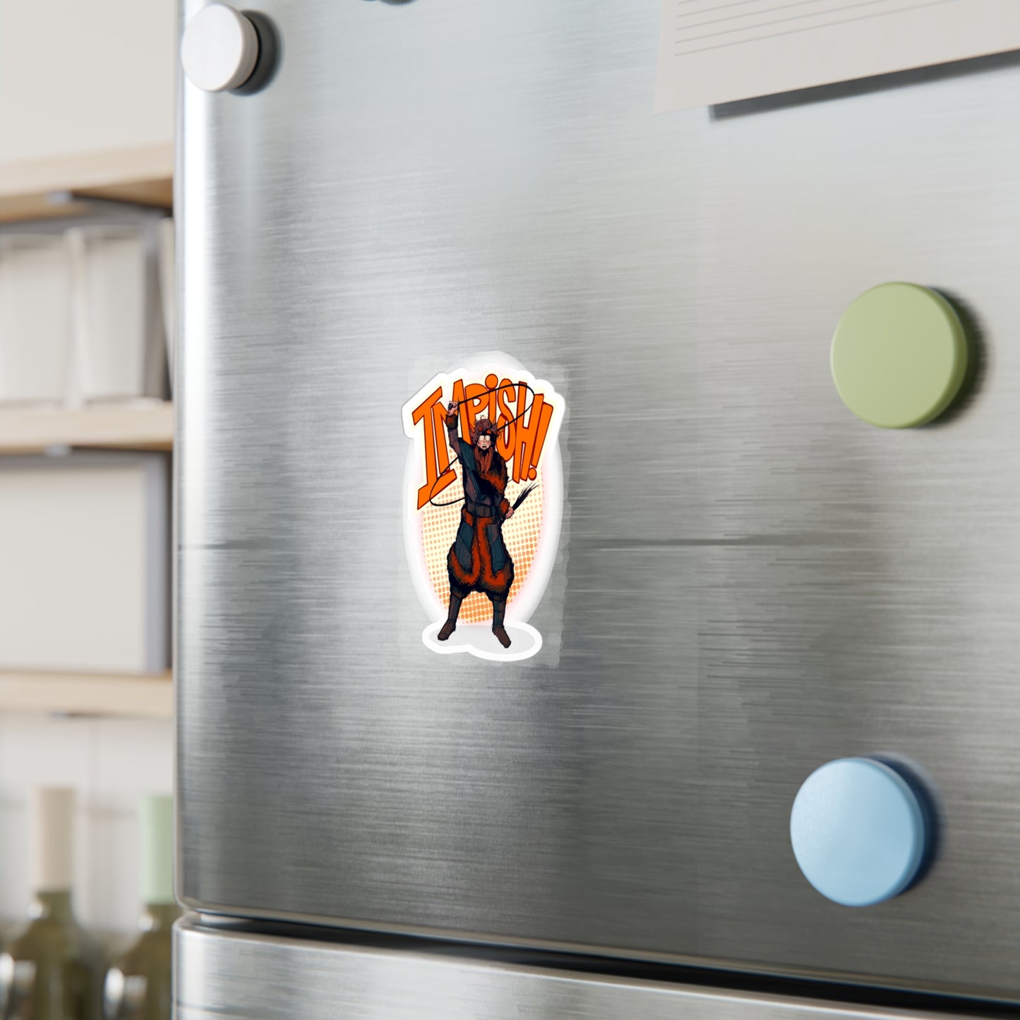 Impish Kiss-Cut Vinyl Decal