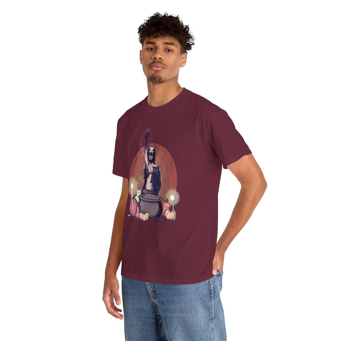 Coffee Witch Unisex Heavy Cotton Tee