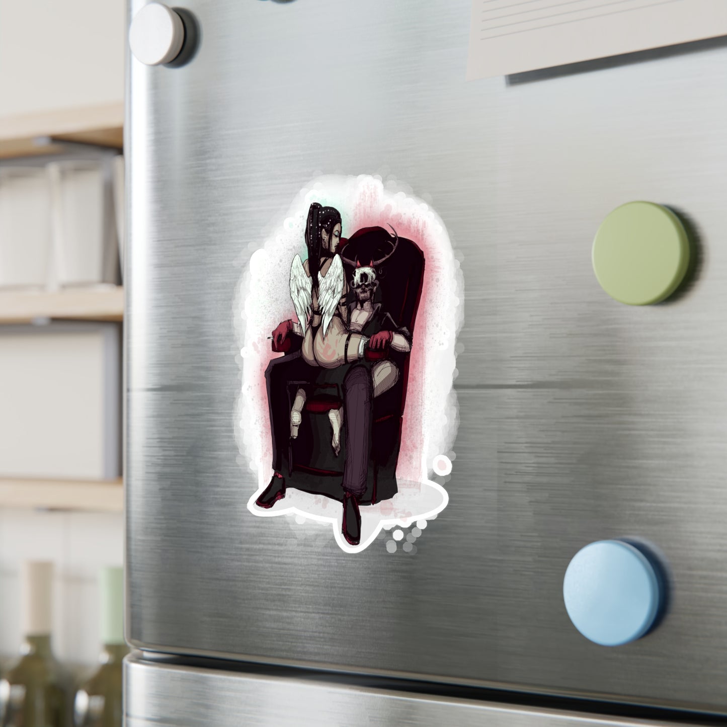 Deer Daddy Series 9: Angels & Demons Kiss-Cut Vinyl Decal