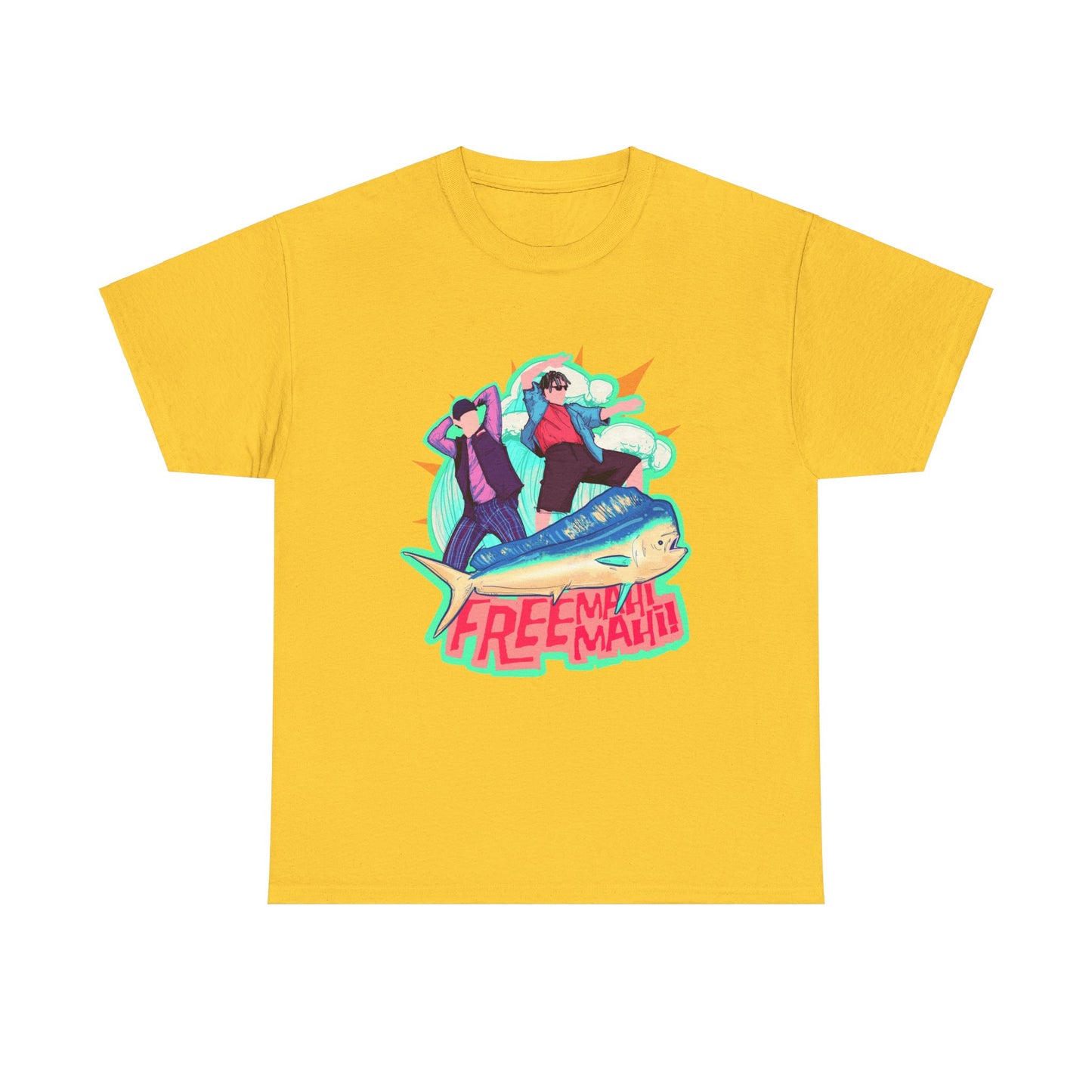 Free Mahi Mahi Unisex Heavy Cotton Tee