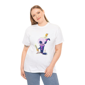 Buttons The Clown Juggling Unisex Heavy Cotton Tee