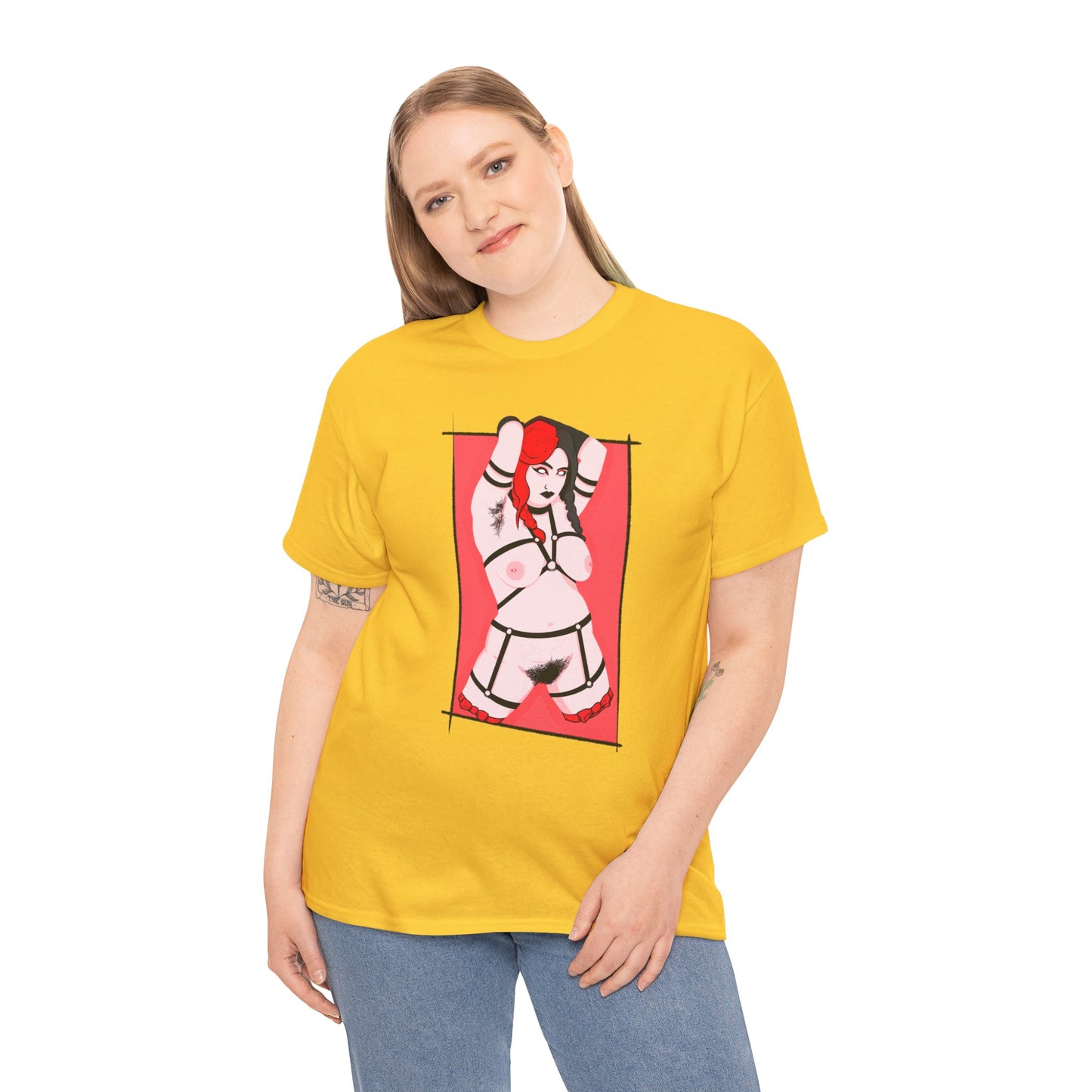 Natural Queen Unisex Heavy Cotton Tee