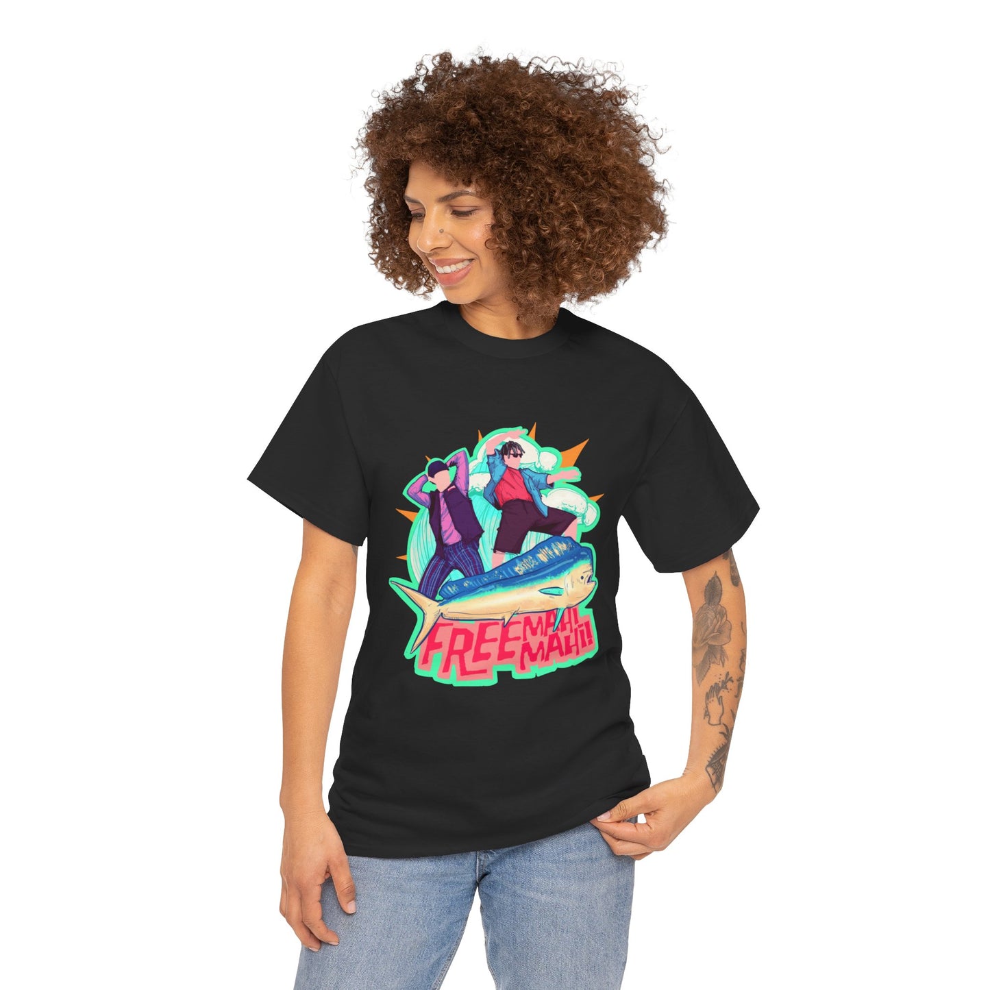Free Mahi Mahi Unisex Heavy Cotton Tee