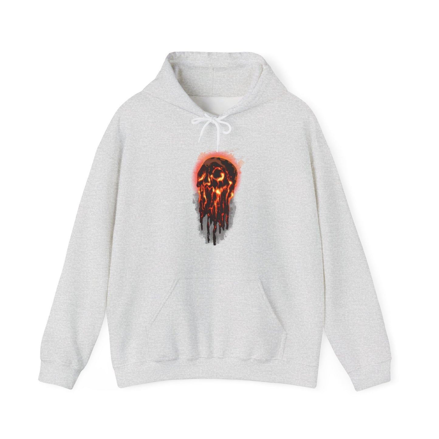 Elemental Skull Fire Unisex Heavy Blend Hooded Sweatshirt