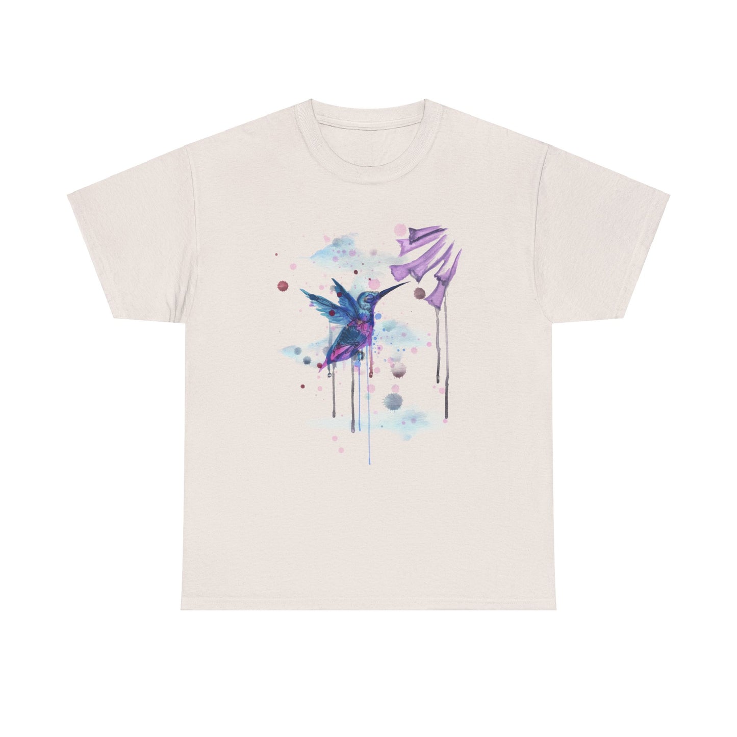 Hummingbird Skeleton Unisex Heavy Cotton Tee