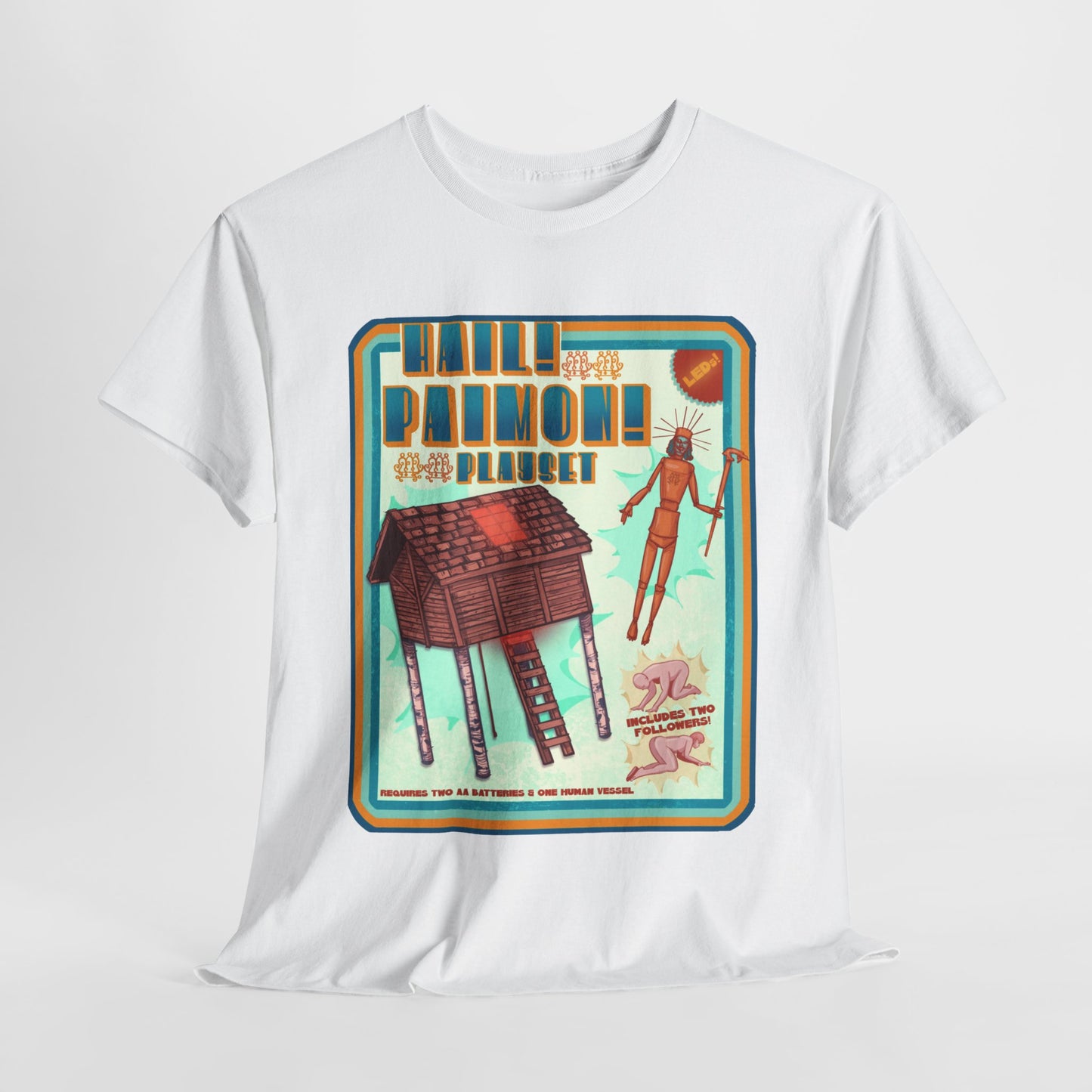 Hail Paimon Playset Unisex Heavy Cotton Tee
