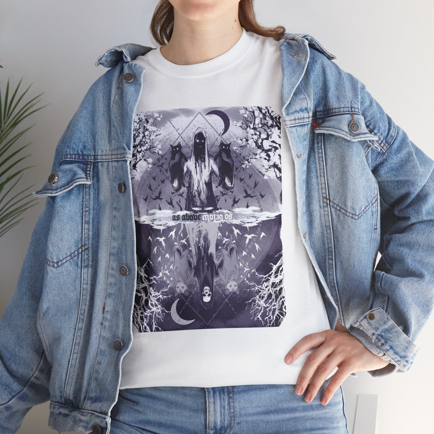 As Above So Below Unisex Heavy Cotton Tee