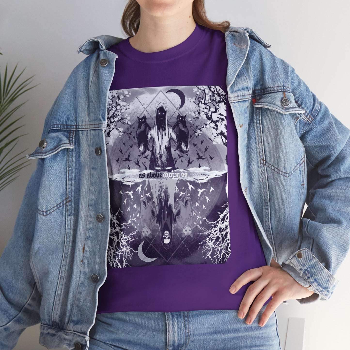 As Above So Below Unisex Heavy Cotton Tee