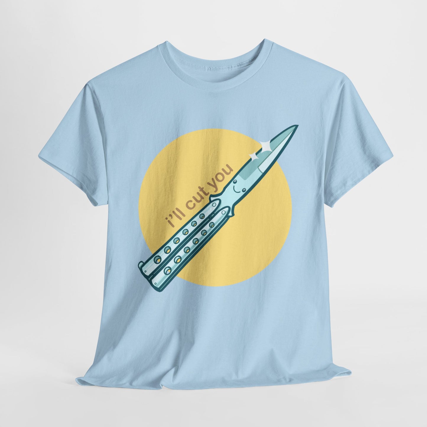 I'll Cut You Unisex Heavy Cotton Tee