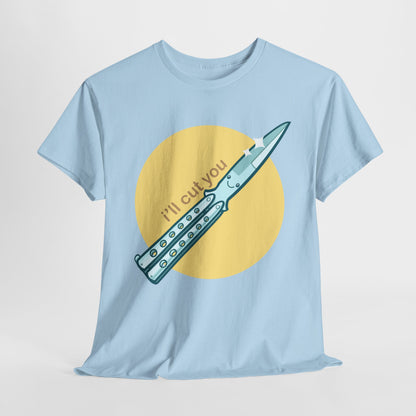 I'll Cut You Unisex Heavy Cotton Tee