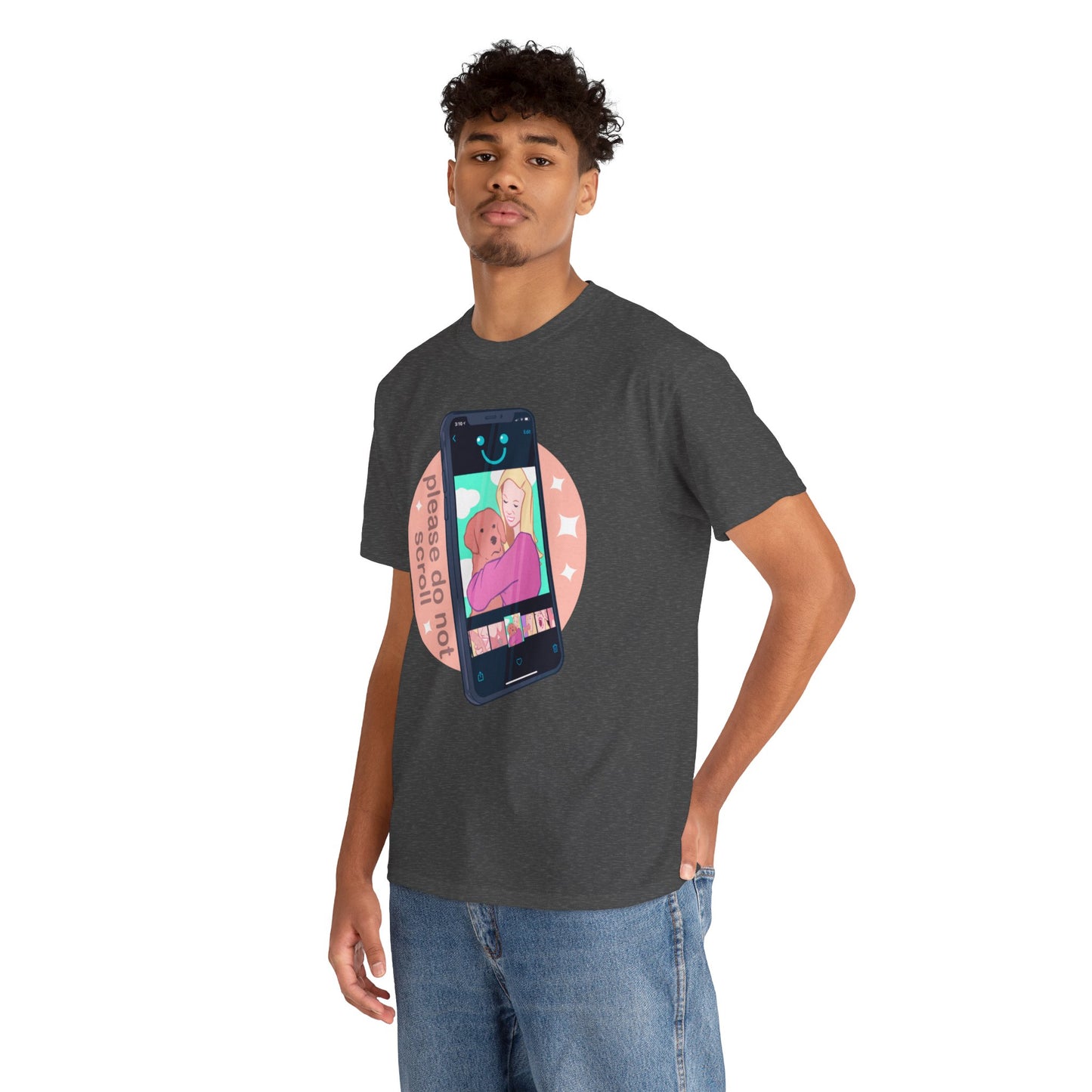 Don't Scroll Unisex Heavy Cotton Tee