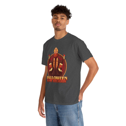 Halloween Is My Religion Unisex Heavy Cotton Tee