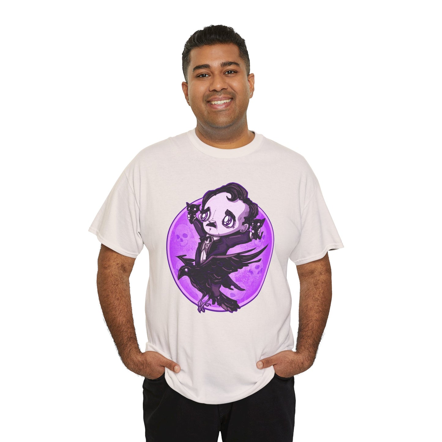 Poe Is Coming Unisex Heavy Cotton Tee