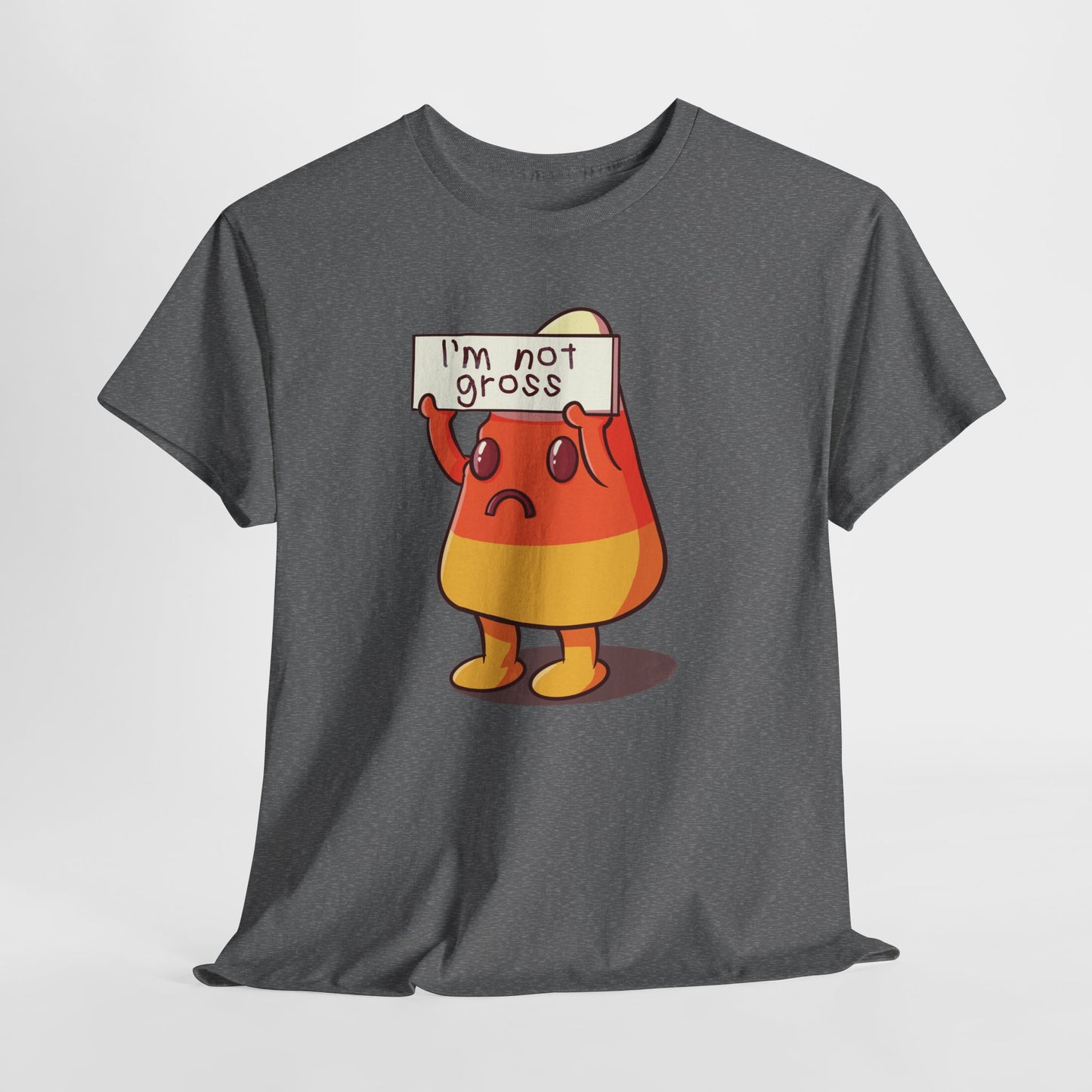 Sad Candy Corn Unisex Heavy Cotton Tee