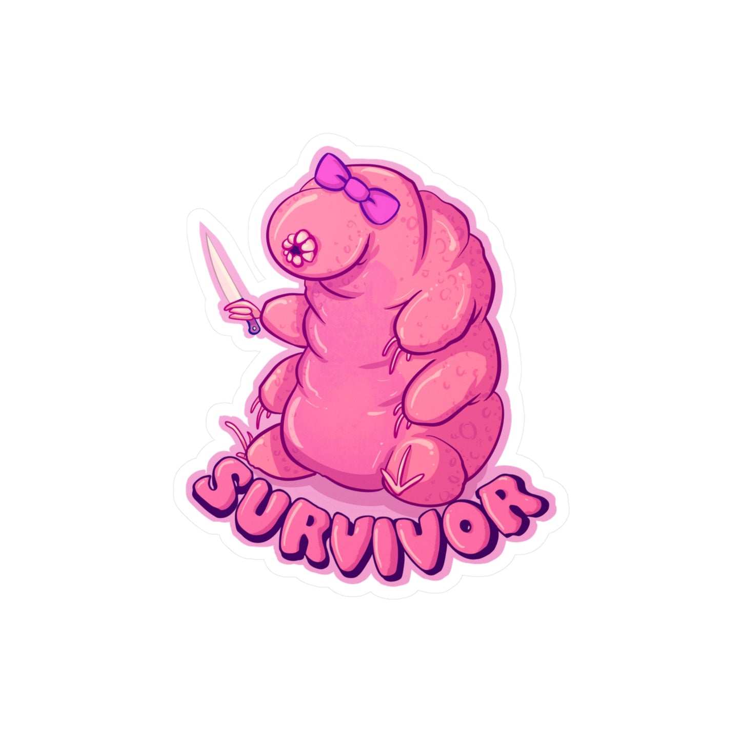Tardigrade Survivor Kiss-Cut Vinyl Decal
