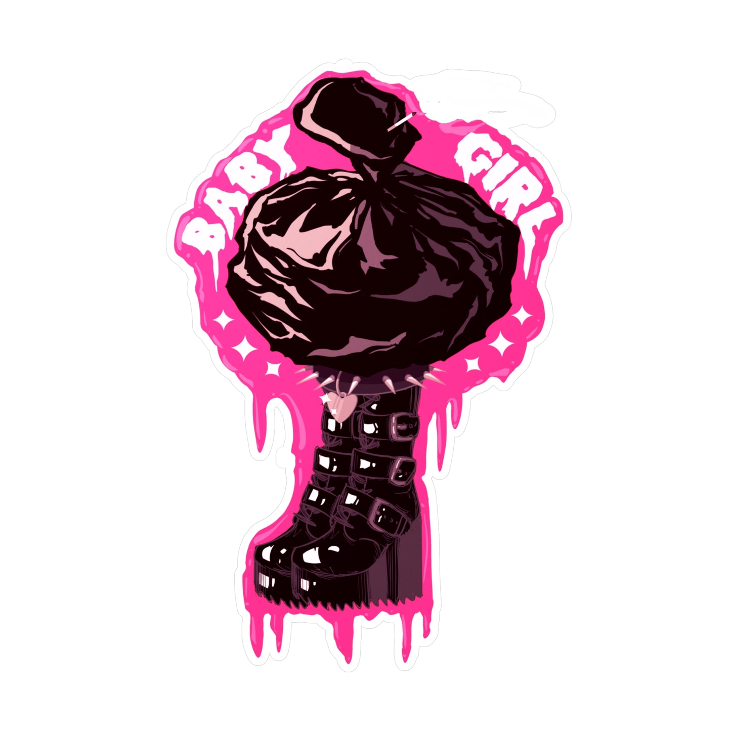 Trash Baby Kiss-Cut Vinyl Decal