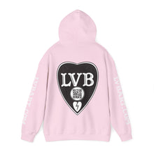 LVB Logo Front, Back, Sleeves Heavy Blend Hooded Sweatshirt