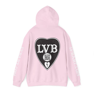 LVB Logo Front, Back, Sleeves Heavy Blend Hooded Sweatshirt