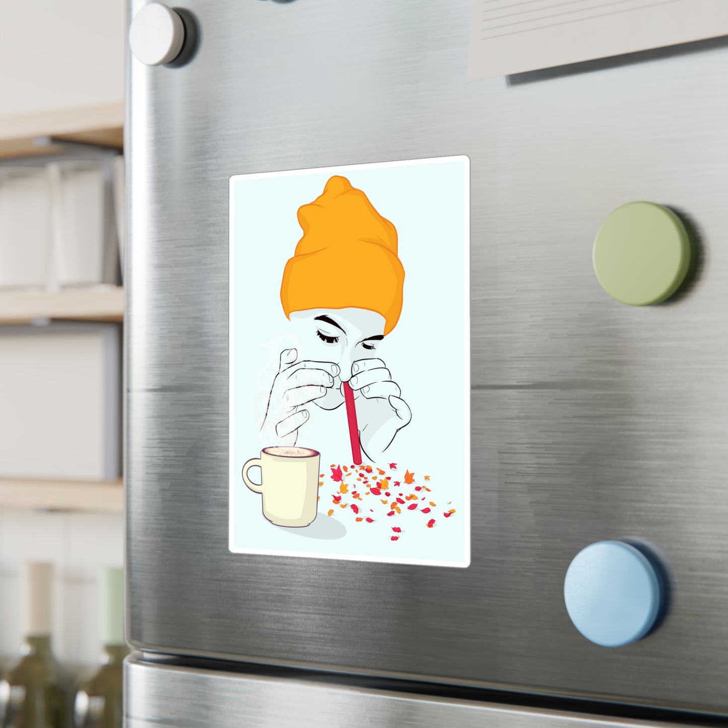 Fall Addict Kiss-Cut Vinyl Decal