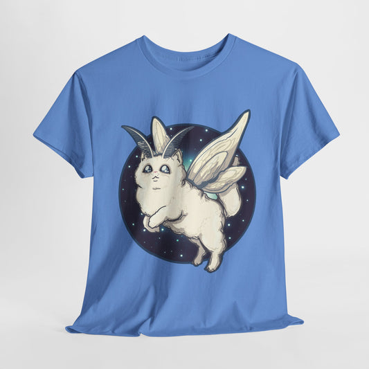 Moth Kitty Unisex Heavy Cotton Tee