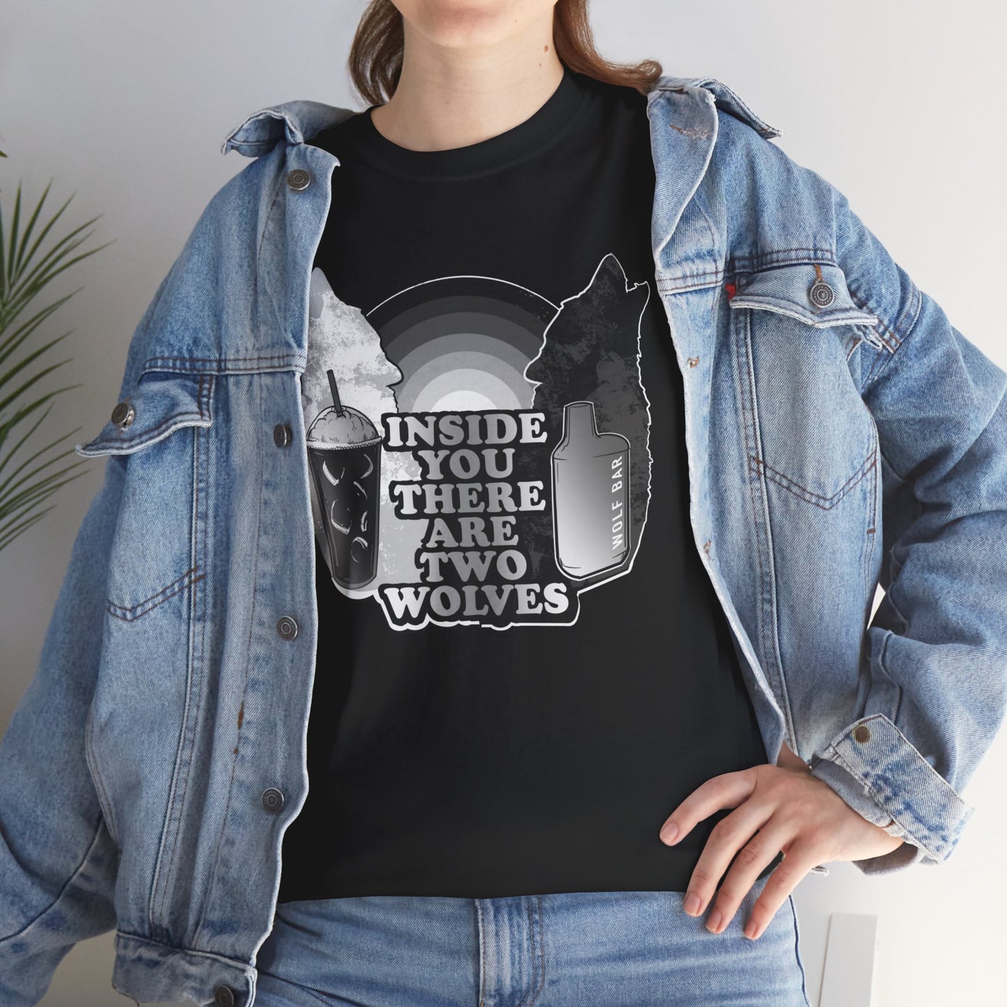 Two Wolves Unisex Heavy Cotton Tee