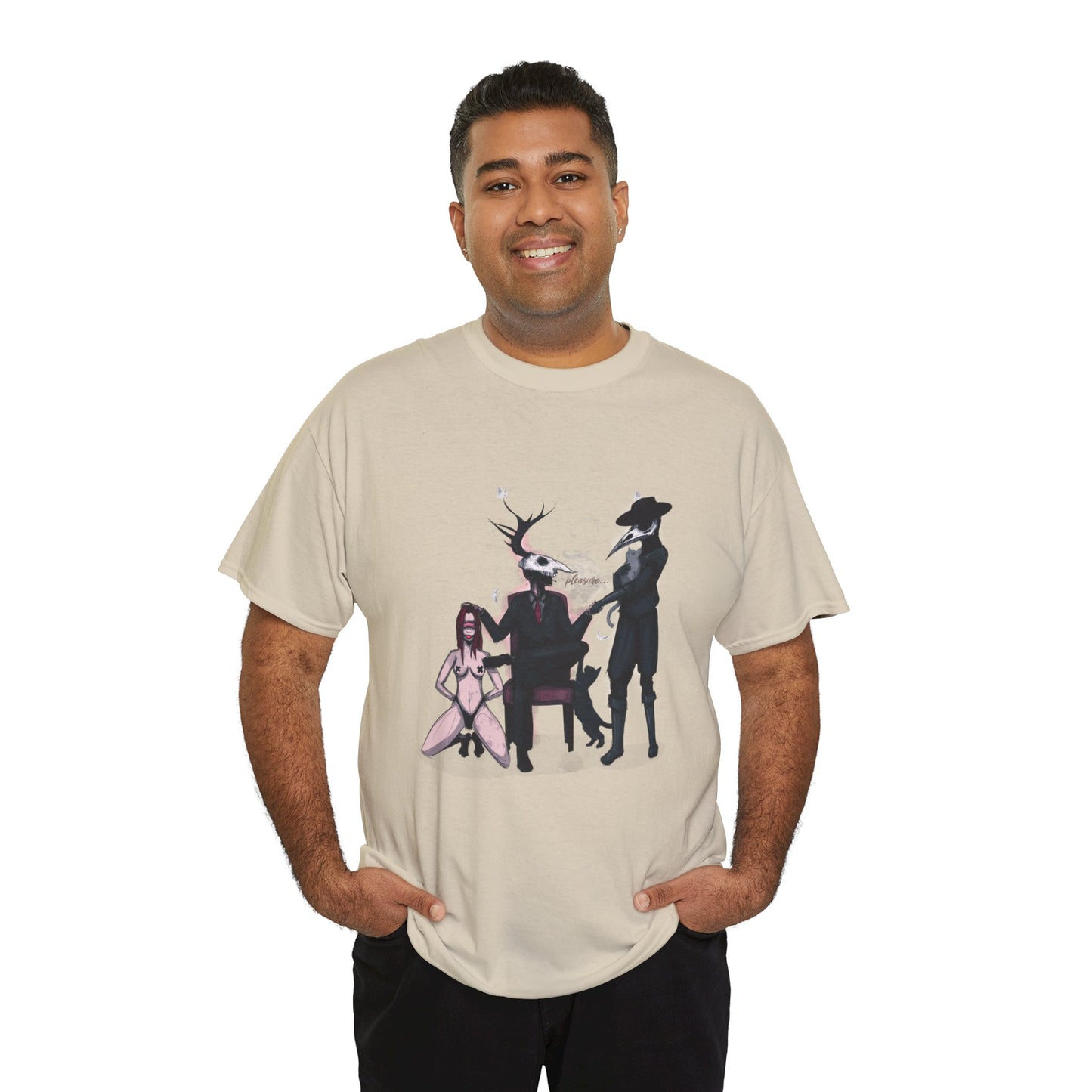Deer Daddy / Nocturnal Unisex Heavy Cotton Tee
