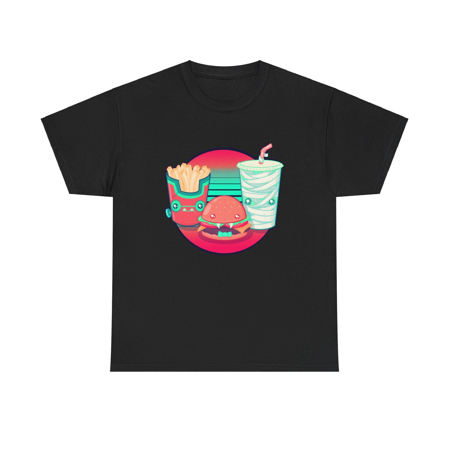 Spooky Fast Food Unisex Heavy Cotton Tee