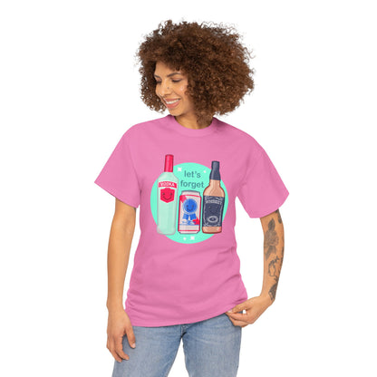 Let's Forget Unisex Heavy Cotton Tee