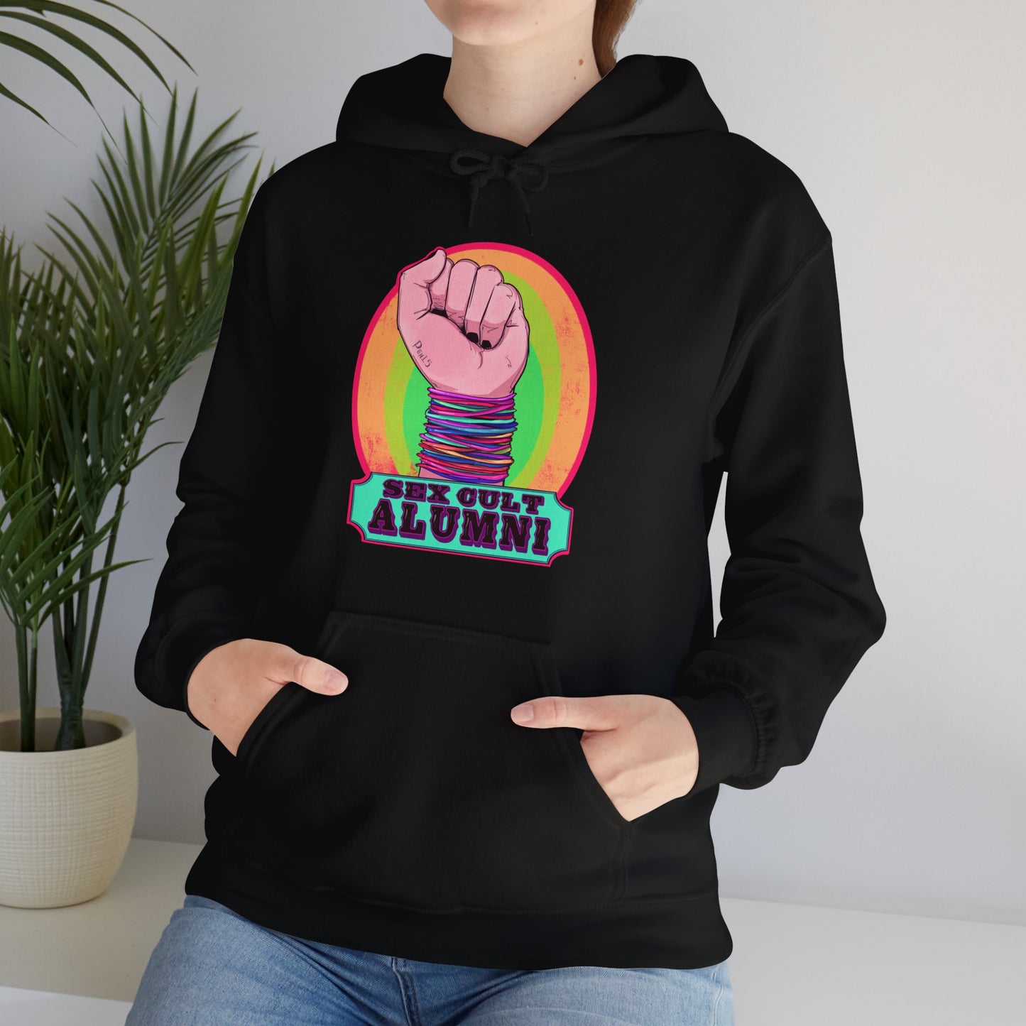 Jelly Bracelets Unisex Heavy Blend Hooded Sweatshirt
