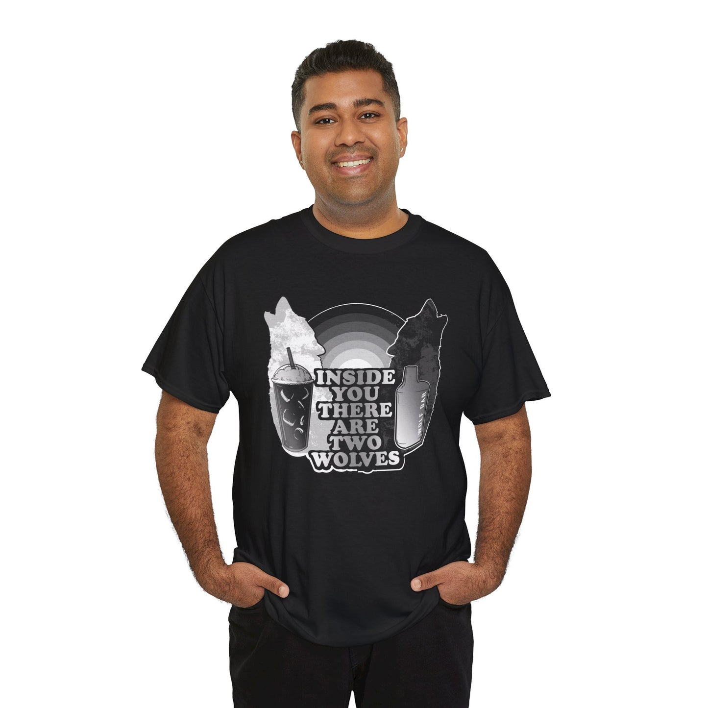 Two Wolves Unisex Heavy Cotton Tee