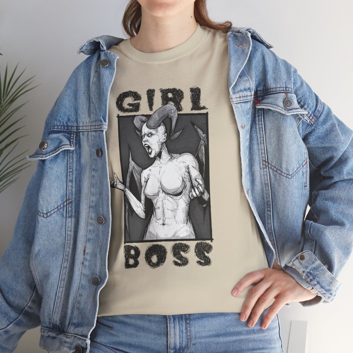 Girl Boss Unisex Heavy Cotton Tee