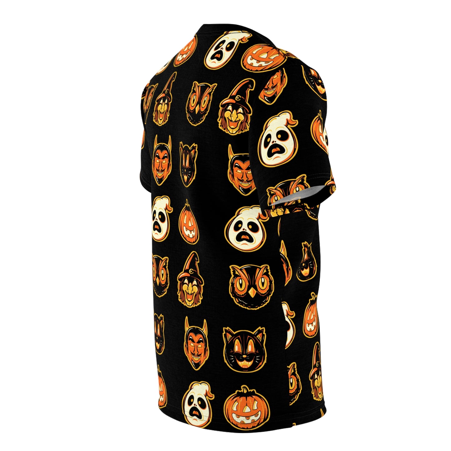 Vintage Halloween Unisex Cut & Sew Tee (AOP)