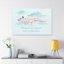 Never Give Up Canvas Gallery Wrapped Art Print
