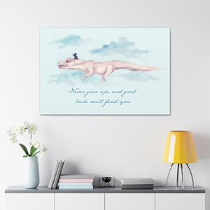 Never Give Up Canvas Gallery Wrapped Art Print