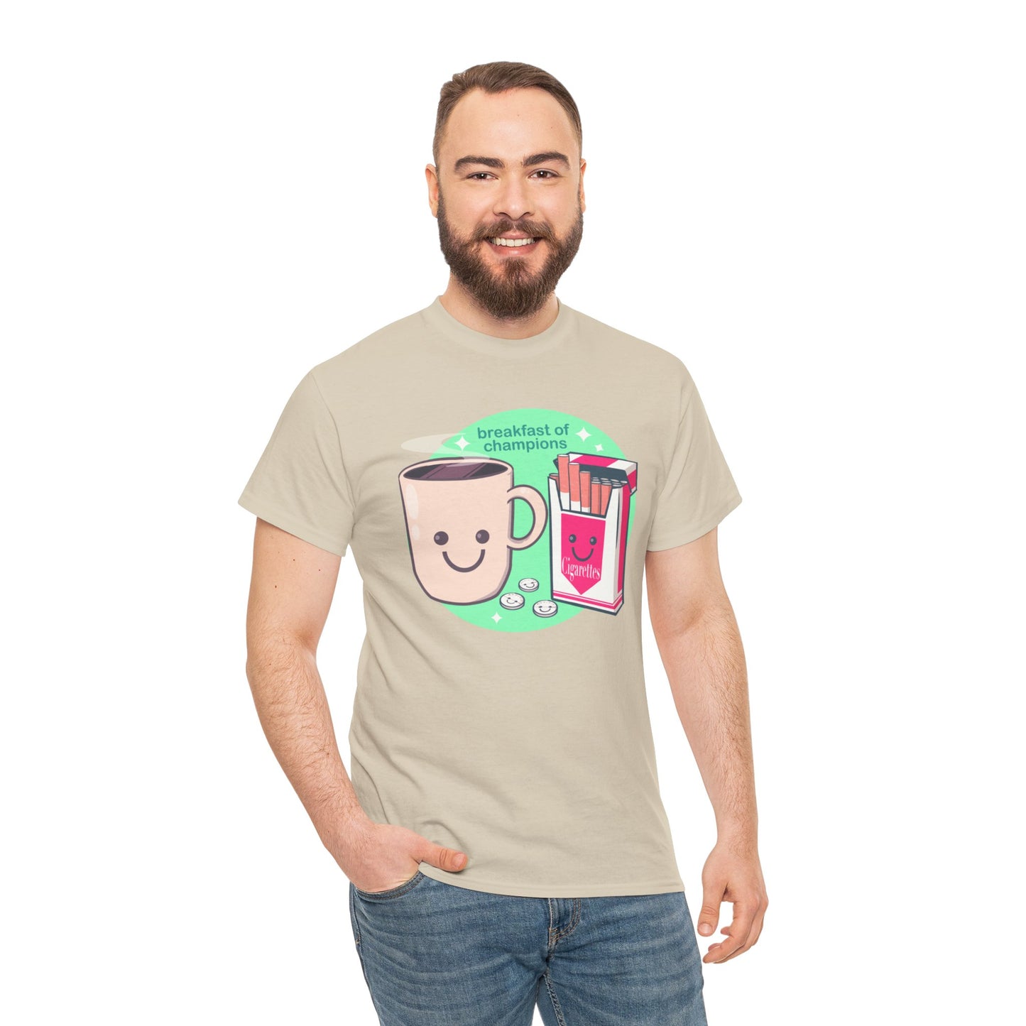 Breakfast of Champions Unisex Heavy Cotton Tee