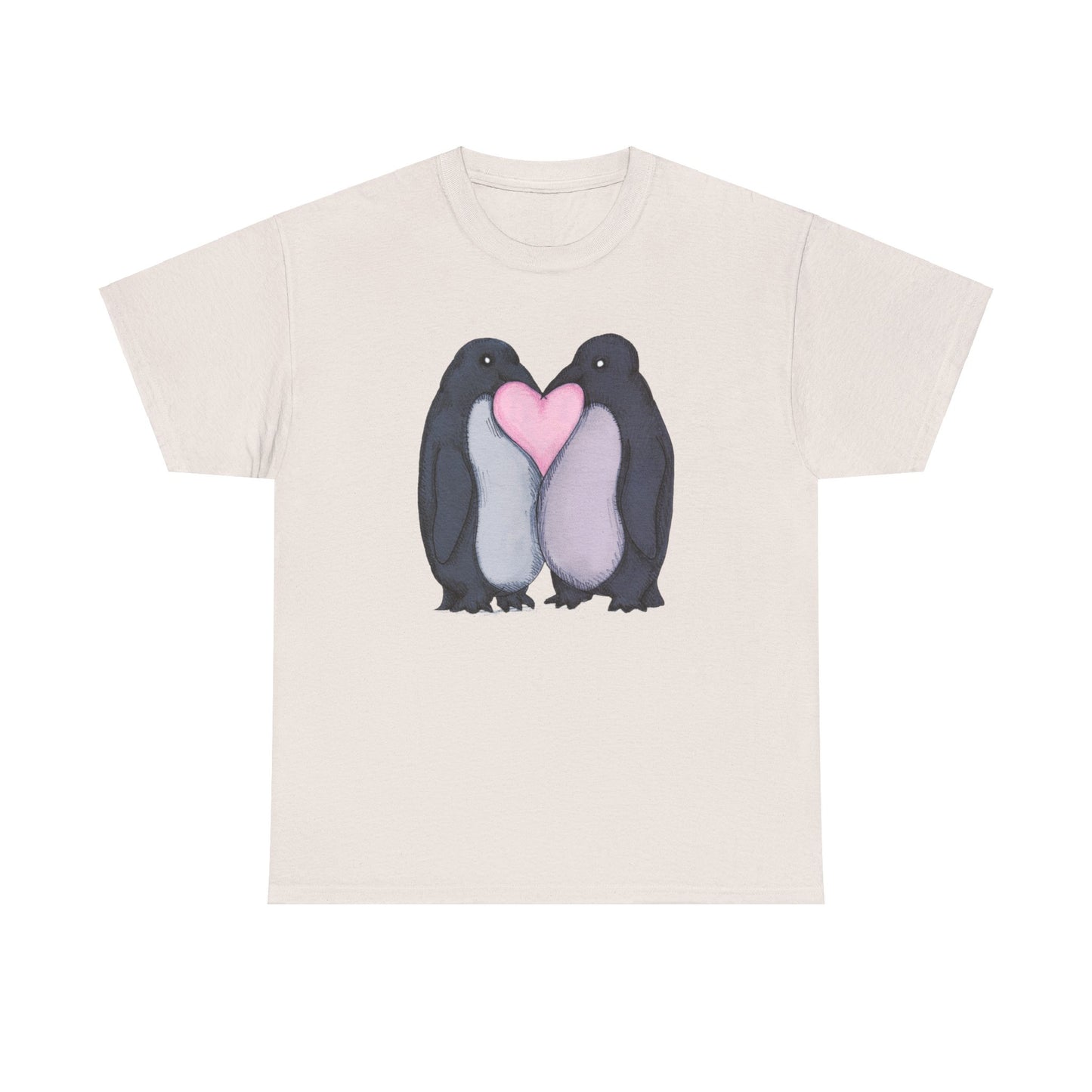 Penguin Kiss Unisex Heavy Cotton Tee