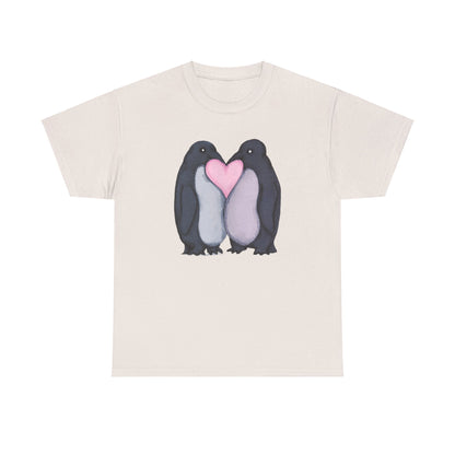 Penguin Kiss Unisex Heavy Cotton Tee