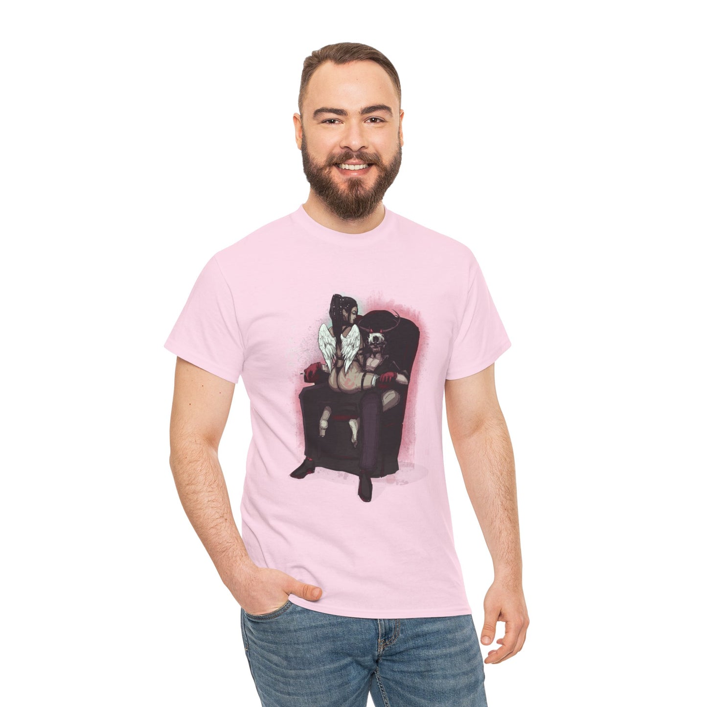 Deer Daddy Series 9: Angels & Demons Unisex Heavy Cotton Tee