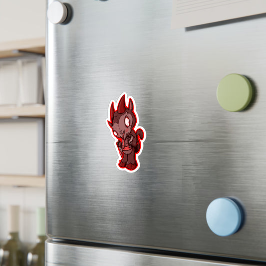 Plushie Krampus Kiss-Cut Vinyl Decal