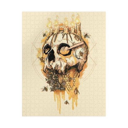 Elemental Skull Honeycore Puzzle (110, 252, 500, 1014-piece)