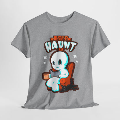 Home Is Where The Haunt Is Unisex Heavy Cotton Tee