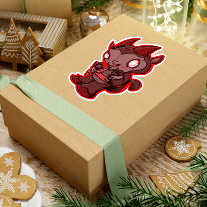 Plushie Krampus Kiss-Cut Vinyl Decal