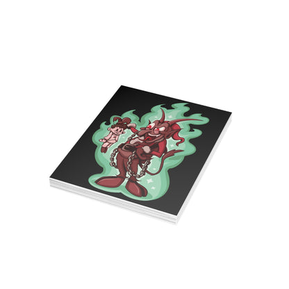 Rubber Hose Krampus Greeting Card Bundles (10, 30, 50 pcs)