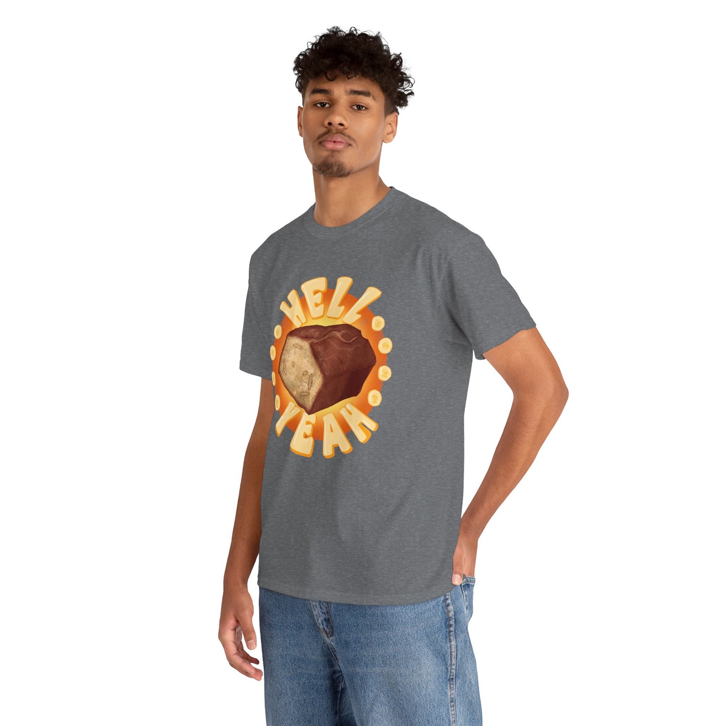 Banana Bread At Work Unisex Heavy Cotton Tee
