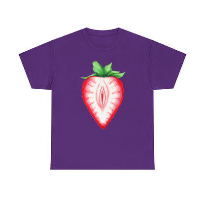 Juicy Strawberry Unisex Heavy Cotton Tee